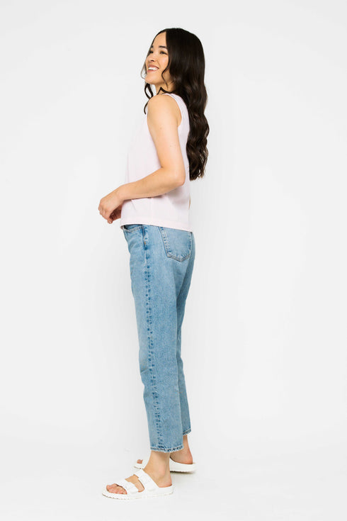 Keri-Sleeveless Woven Shell